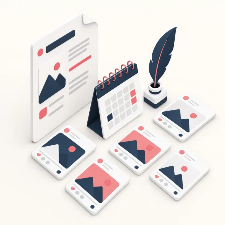 Illustration d’un article décliné en publications pour les réseaux sociaux